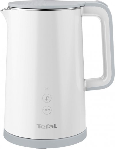 TEFAL Bouilloire &Eacute;lectrique 1,5 L Blanche Avec Contr&ocirc;le Temp&eacute;rature