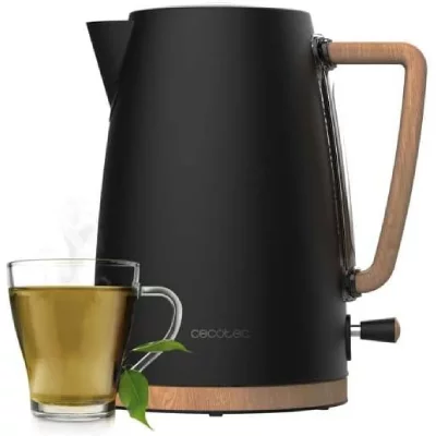 CECOTEC Bouilloire &Eacute;lectrique 1,7 L Acier Inox Woody 2200 W