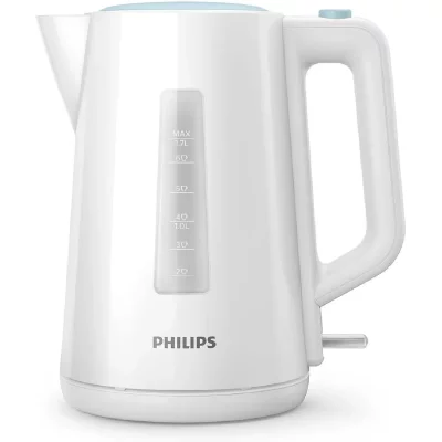 PHILIPS Bouilloire &eacute;lectrique 1,7 L blanche rapide et s&ucirc;re