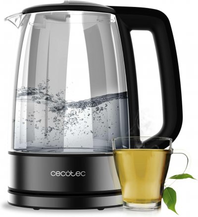 CECOTEC Bouilloire &Eacute;lectrique 1,7 L Dark Inox Verre 2200 W