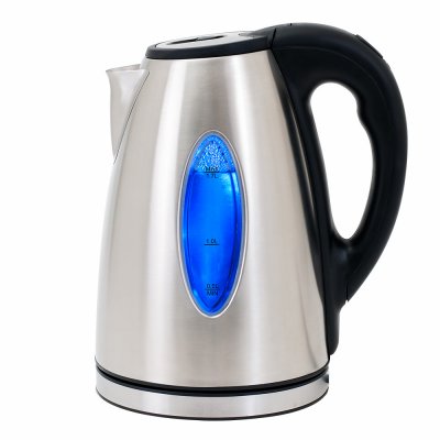 DEUBA Bouilloire &eacute;lectrique 1,7 L en acier inoxydable max. 2200 W