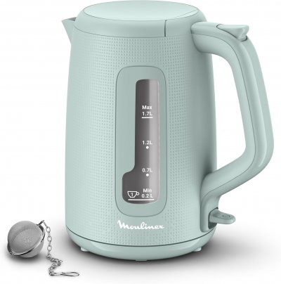 MOULINEX Bouilloire &eacute;lectrique 1,7 L eucalyptus &agrave; &eacute;bullition rapide