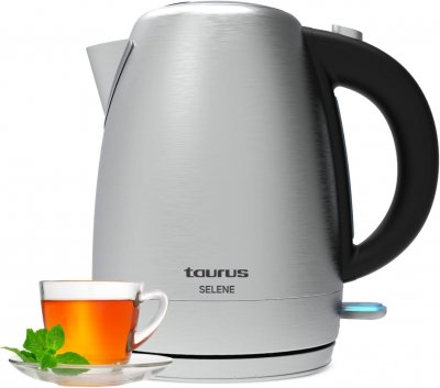 TAURUS Bouilloire &eacute;lectrique 1,7 L gris - 2200 W
