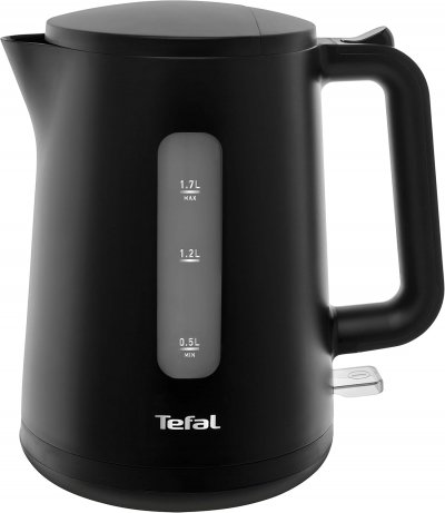 TEFAL Bouilloire &eacute;lectrique 1,7 L noire avec bec antigoutte