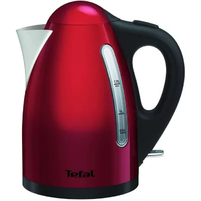 TEFAL Bouilloire &Eacute;lectrique 1,7 L Rouge Sans Fil Avec Arr&ecirc;t Automatique