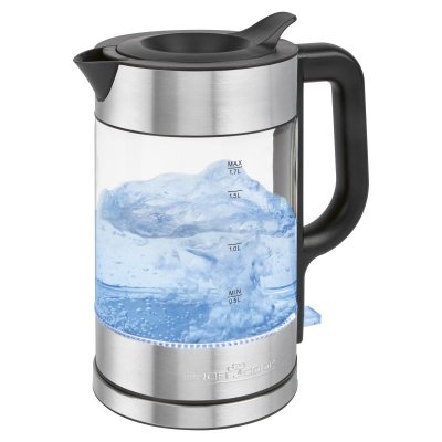 PROFICOOK Bouilloire &eacute;lectrique 1,7L en verre Inox 2200W PC-WKS1322G-Inox