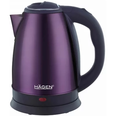 HAGEN Bouilloire electrique 1.8L inox sans fil violet  HA5525-PUR