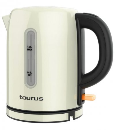 TAURUS Bouilloire &eacute;lectrique 2400W  Vintage Compact Cream