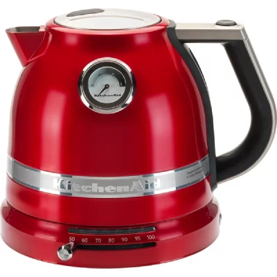 KITCHENAID Bouilloire &Eacute;lectrique De 1,5l 2400w Pomme D'amour Argent