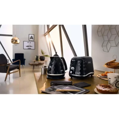 DELONGHI Bouilloire &Eacute;lectrique De 1,7l Sans Fil 2000w Noir