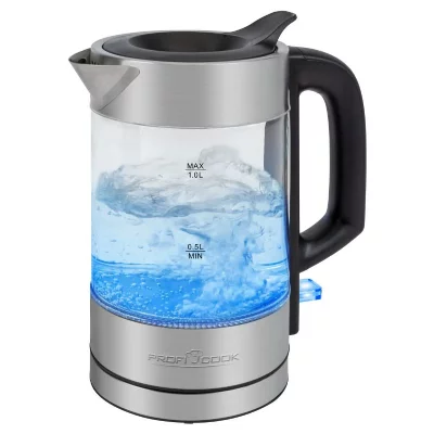 PROFICOOK Bouilloire &eacute;l&eacute;ctrique en verre 1l  pc-wks1229g