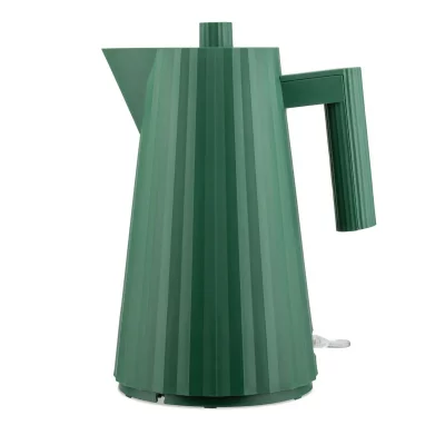ALESSI Bouilloire &eacute;lectrique Pliss&eacute; 1,7 l en r&eacute;sine verte