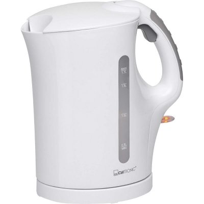 CLATRONIC Bouilloire electrique sans fil 1,7L, , WK 3445, 2200, Blanc