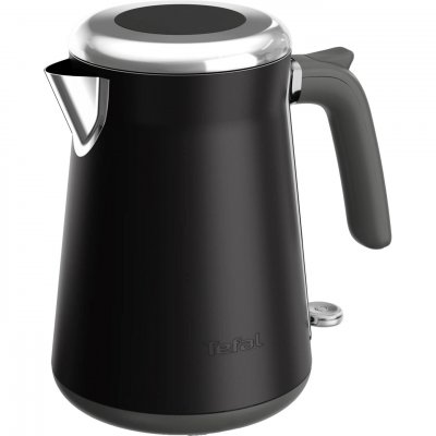 TEFAL Bouilloire &eacute;lectrique -  - KI6668E0 - Acier inoxydable - 2400W - 1.7L - Noir