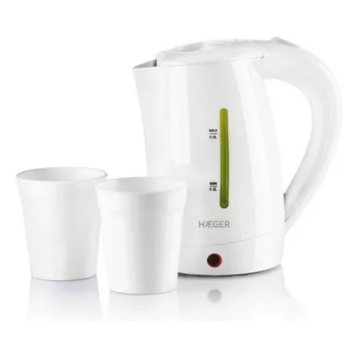 HAEGER Bouilloire Electrique Travel - Capacit&eacute; 500 ml, Puissance 1100W