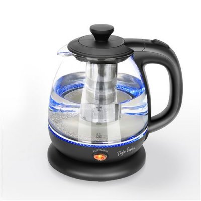 TAYLOR SWODEN Bouilloire en verre Abel 0% BPA 2200W 1L Infuseur Eclairage LED Maintien au chaud Filtre amovible