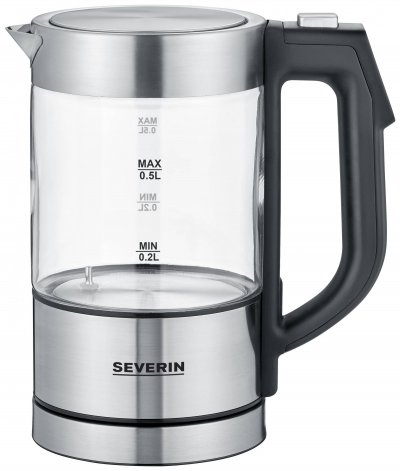 SEVERIN Bouilloire en verre multi-temp&eacute;rature 0,5 L  WK 3458