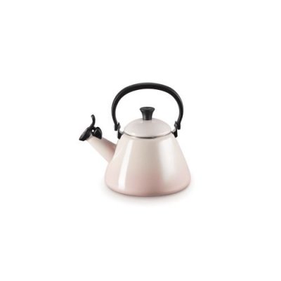 LE CREUSET Bouilloire  Kone 1.6L Acier Alli&eacute; Plastique Rose Coquillage
