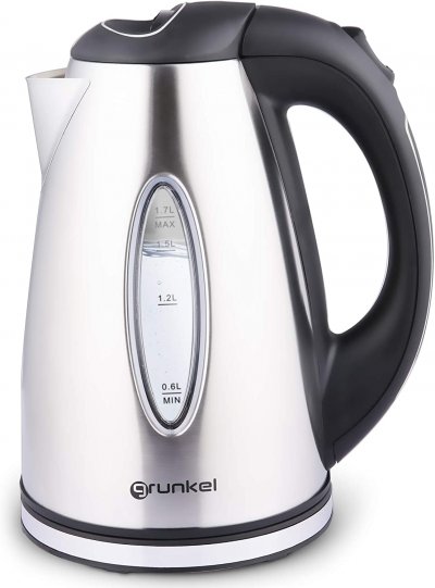 GRUNKEL Bouilloire m&eacute;tallique 1,7L.  HV-16GX