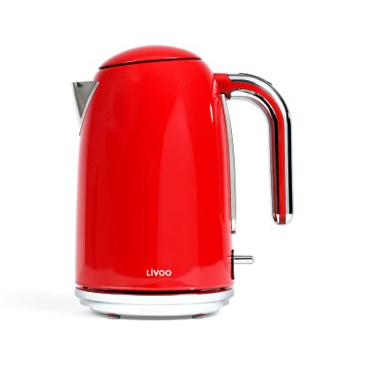 LIVOO Bouilloire r&eacute;tro  DOD180R 2200 W Rouge 