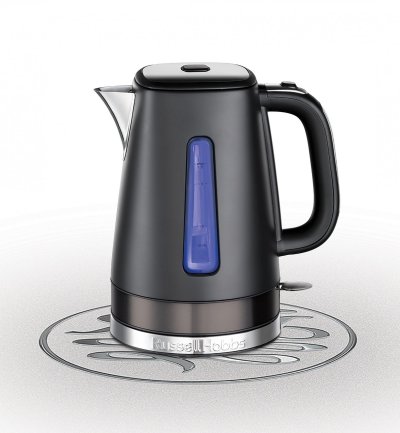RUSSELL HOBBS Bouilloire  Matte Black 1,7L 2400 W Noir 