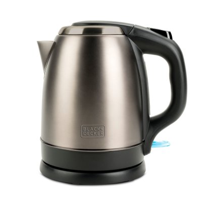 BLACK+DECKER Bouilloire sans fil 1.2l 2200w acier inoxydable black & decker - bxke2202e