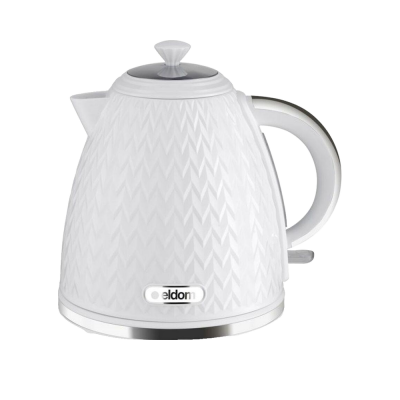 ELDOM Bouilloire sans fil C265B 1,7 l, 2000W, Blanc, Your Kitchen Star