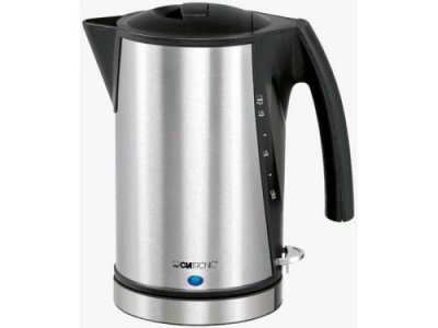 CLATRONIC Bouilloire WKS 3288, sans c&acirc;ble, acier inox / noir