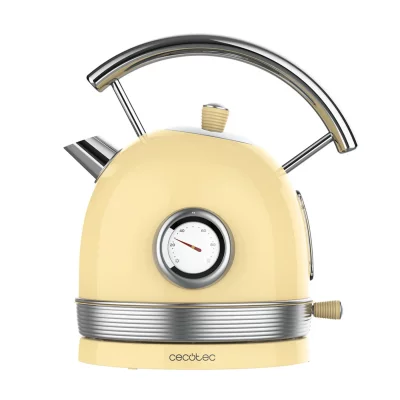 CECOTEC Bouilloires thermosense 420 vintage light yellow