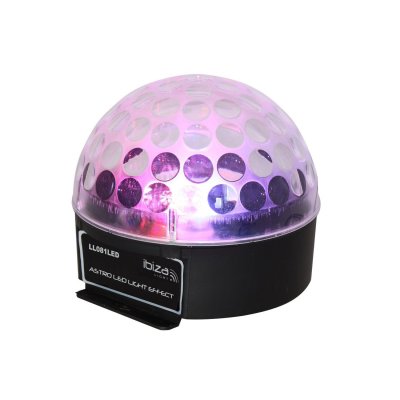 IBIZA Boule &agrave; facettes &agrave; LED mutli-couleurs ASTRO1 
