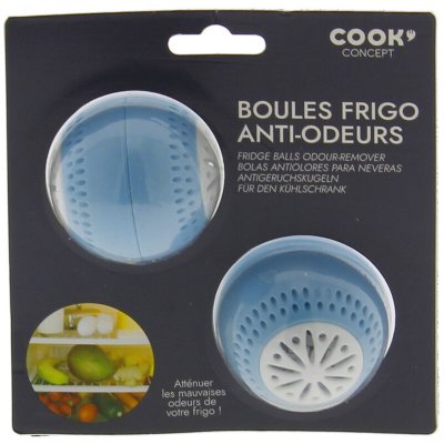 AC DECO Boule Anti-odeurs pour frigo - Lot de 2 - Accessoire de cuisine