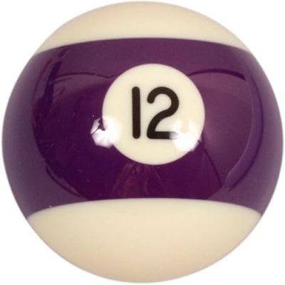ARAMITH Boule de billard  57,2 mm, no 12 