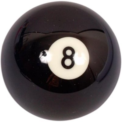 ARAMITH Boule de billard  57,2 mm, no 8 