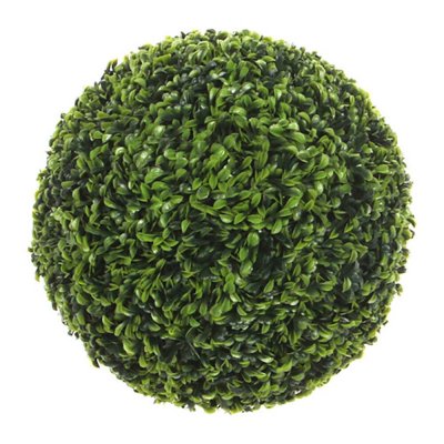 Boule de plante &agrave; th&eacute; artificielle verte pour l'exterieur D37