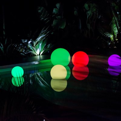 LUMISKY Boule lumineuse autonome Diam&egrave;tre 50cm