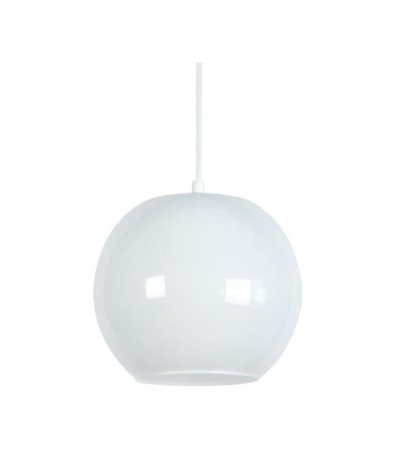 TOSEL BOULE VERRE - Suspension bol verre blanc