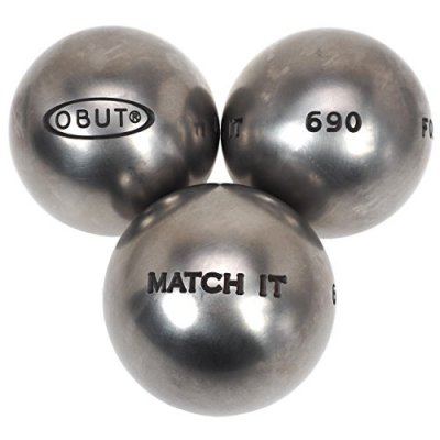 OBUT Boules De Petanque -  - Match 115 It 75 700 0 Jeu 3 B -