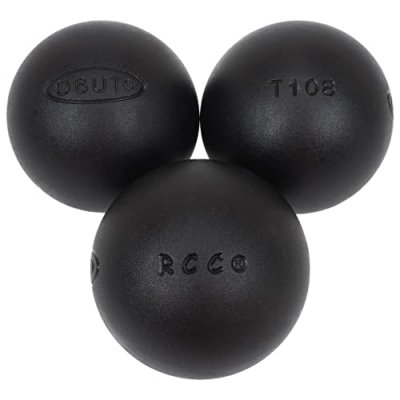 OBUT Boules de p&eacute;tanque Rcc  durete plus 74mm -  680g Noir