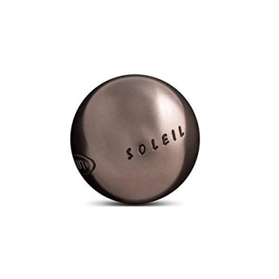 OBUT Boules de p&eacute;tanque Soleil 110 tendre 74 mm -  700g Argent M&eacute;talis&eacute;