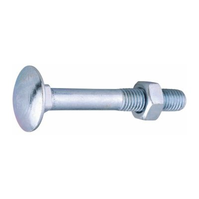 VISWOOD Boulon japy zingu&eacute; - &Oslash; 7 mm - 80 mm - Filetage partiel 20 mm - Bo&icirc;te de 100 - 