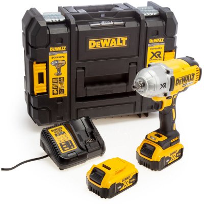 DEWALT Boulonneuse &agrave; chocs 18V Li-Ion bl 950 Nm (2x5.0Ah) en coffret tstak  DCF899P2