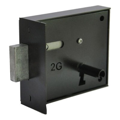BOURG INDUSTRIES BOURG - P&egrave;ne dormant noire MC horizontale - Coffre 140 x 92 mm - droite