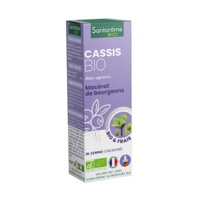 SANTAROME Bourgeon Cassis Bio 30 ml 
