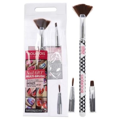 BOURJOIS  - Kit Nail Art Multi Brush de soins pour les ongles 3 un