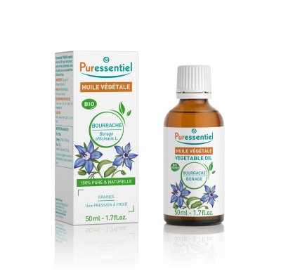 PURESSENTIEL Bourrache Bio 50ml Huiles V&eacute;g&eacute;tales 