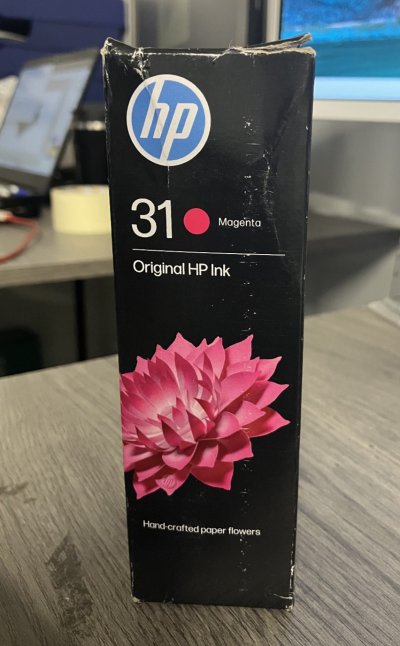HP Bouteille d'encre  1VU27AE 31 Rouge