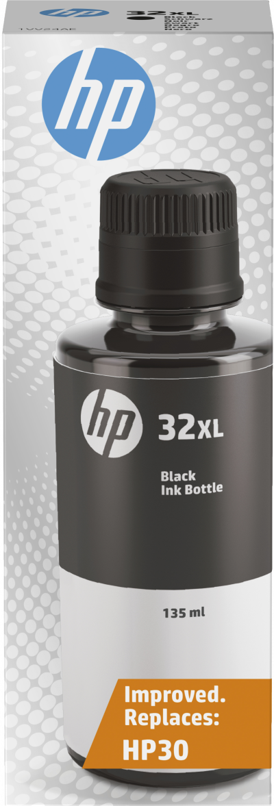 HP Bouteille d'encre  1VV24AE 32XL Noir