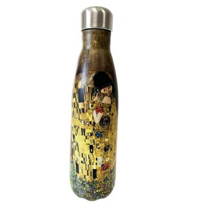 ENESCO Bouteille isotherme en inox Le baiser de Klimt