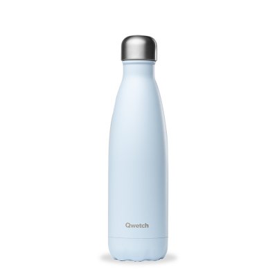 QWETCH Bouteille isotherme inox Pastel Bleu 50 cl -  - 50.0000