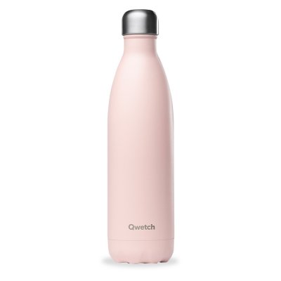 QWETCH Bouteille isotherme Rose 75 cl - Collection Pastel -  - 75.0000